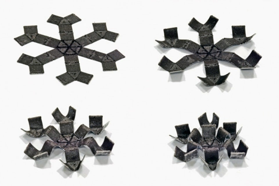 Magnetic 3-D-printed structures crawl, roll, jump, and play catch ...