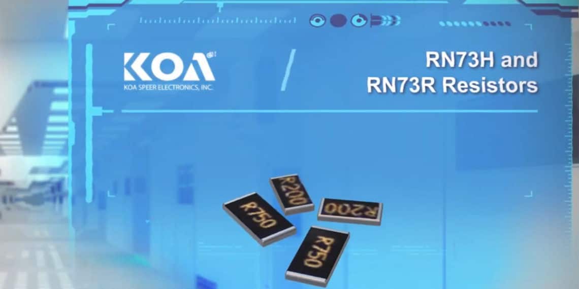 KOA Speer RN73x Thin Film Resistors
