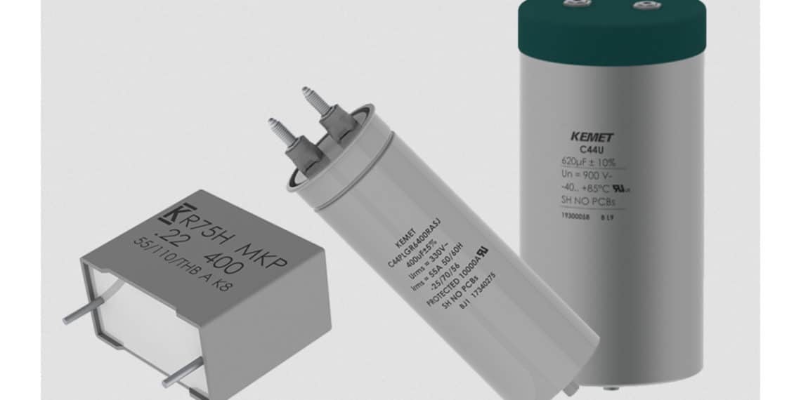 KEMET Introduces Three New Series of Film Capacitors for Rapidly ...