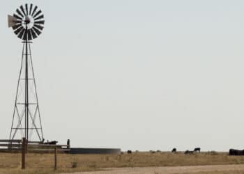Small windmill on the ranch.