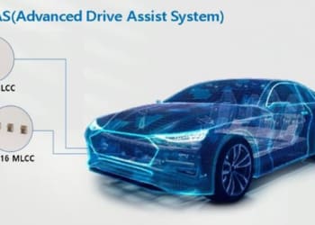 Samsung Electro-Mechanics' small-size and high-capacity multi-layer ceramic capacitors (MLCCs) used in self-driving vehicles. Courtesy of Samsung Electro-Mechanics