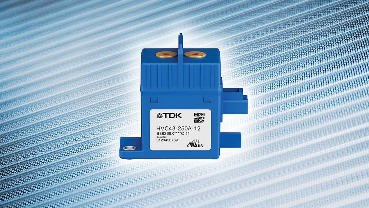 TDK Extends High-Voltage Contactors Offerings with Compact Types