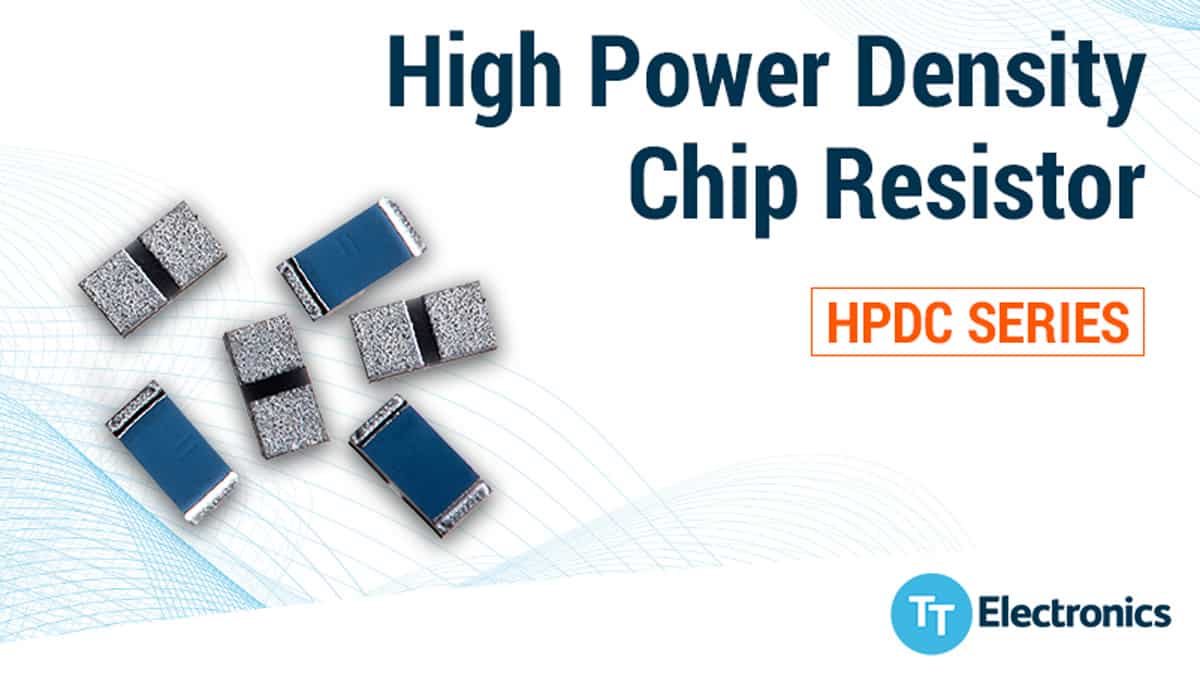 TT Electronics Releases High Power Density Chip Resistors