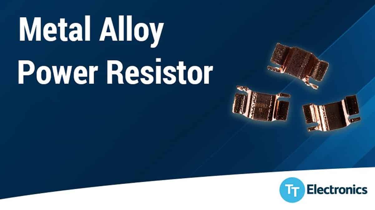 TT Electronics Extends Automotive Shunt Resistors with Sub-Milliohm Current Sensing Capability