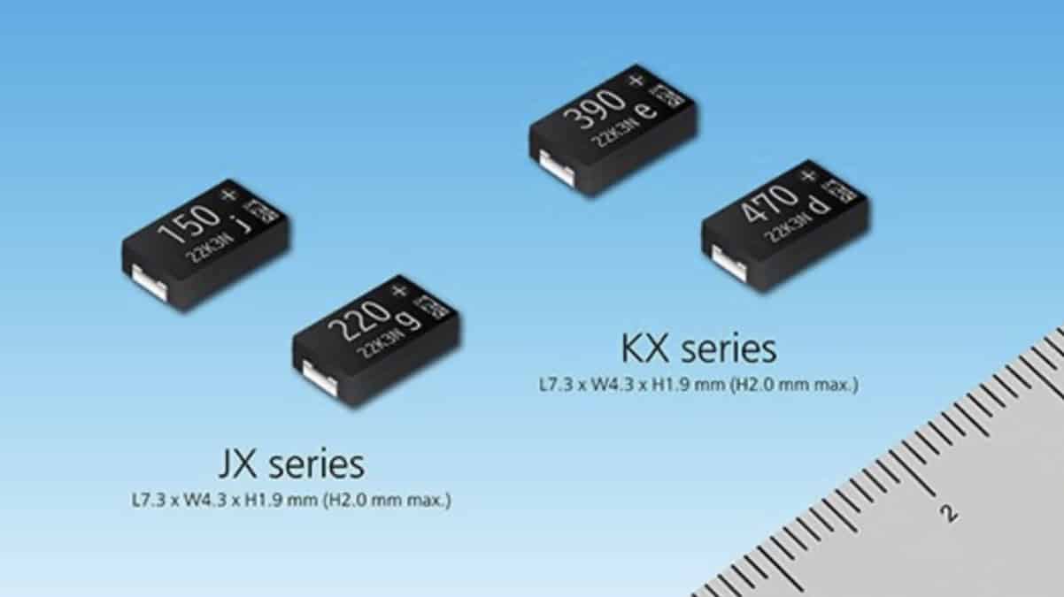 Panasonic Releases SMD Solid Polymer Aluminum Electrolytic Capacitors with Extended Lifetime￼