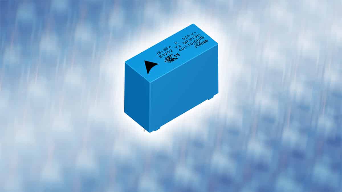 TDK Extends its Y2 Film Capacitors for High-Temperature Requirements