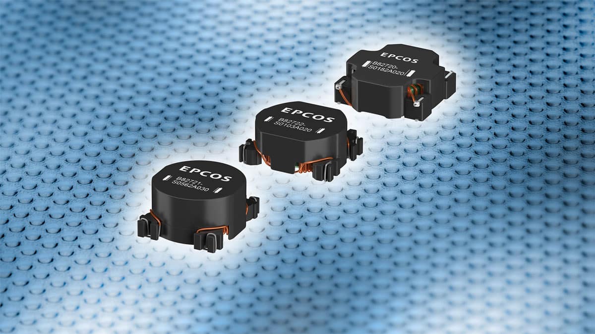TDK Releases Compact SMT Low-Voltage Common Mode Chokes