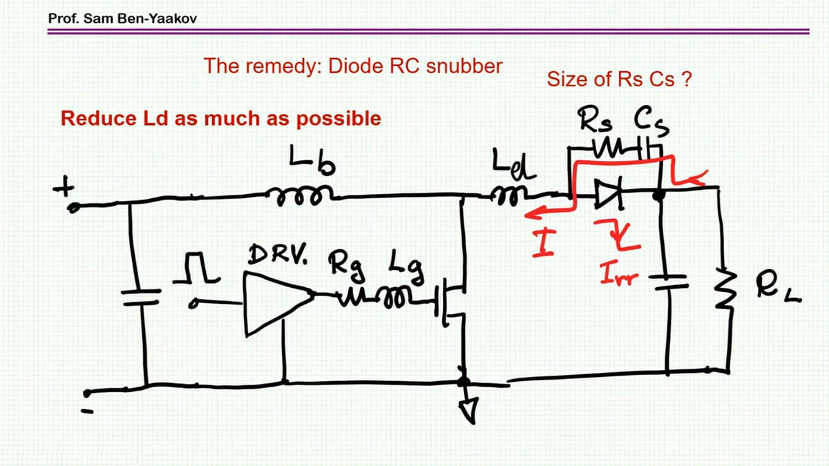 Diode RC Snubber Explained