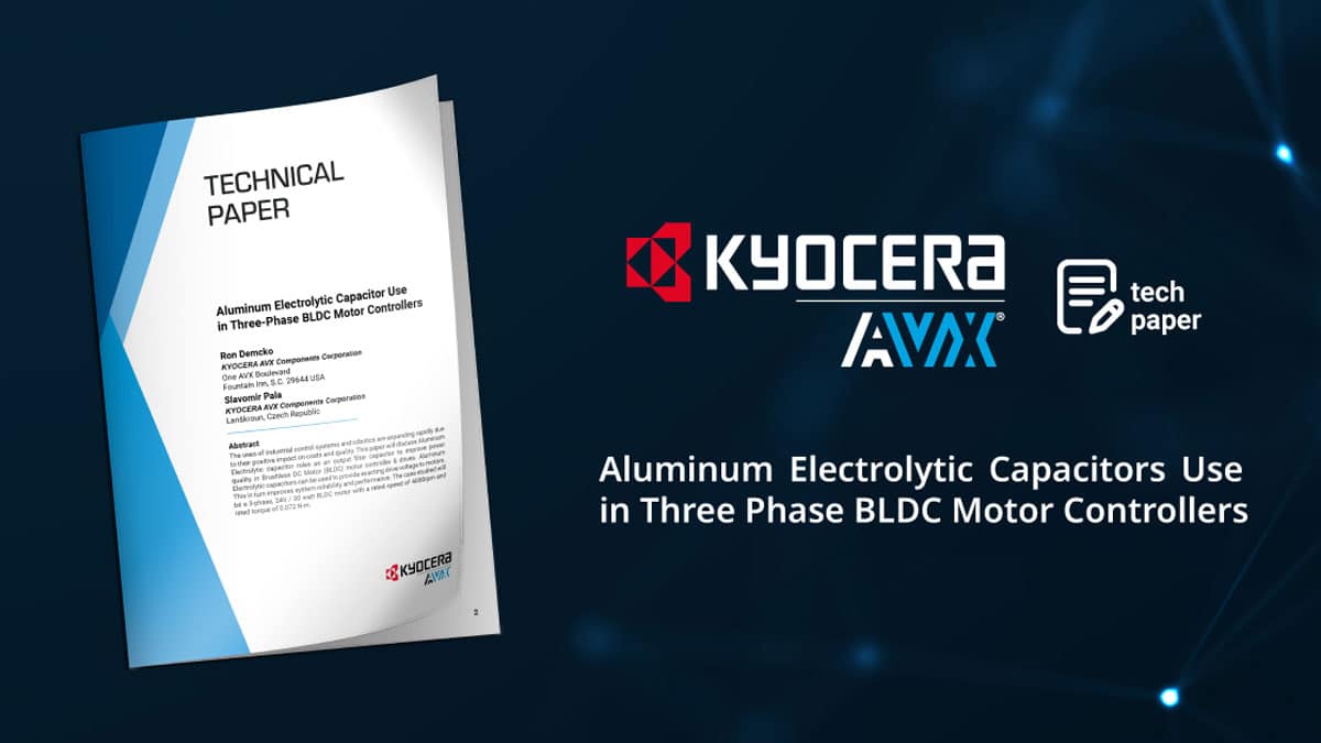 Aluminum Electrolytic Capacitors in Three-Phase BLDC Motor Controller Applications