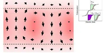 In artificial antiferroelectric structures, electric dipoles are normally arranged in ways that lead to zero electric polarization. Source: Luxembourg Institute of Science and Technology