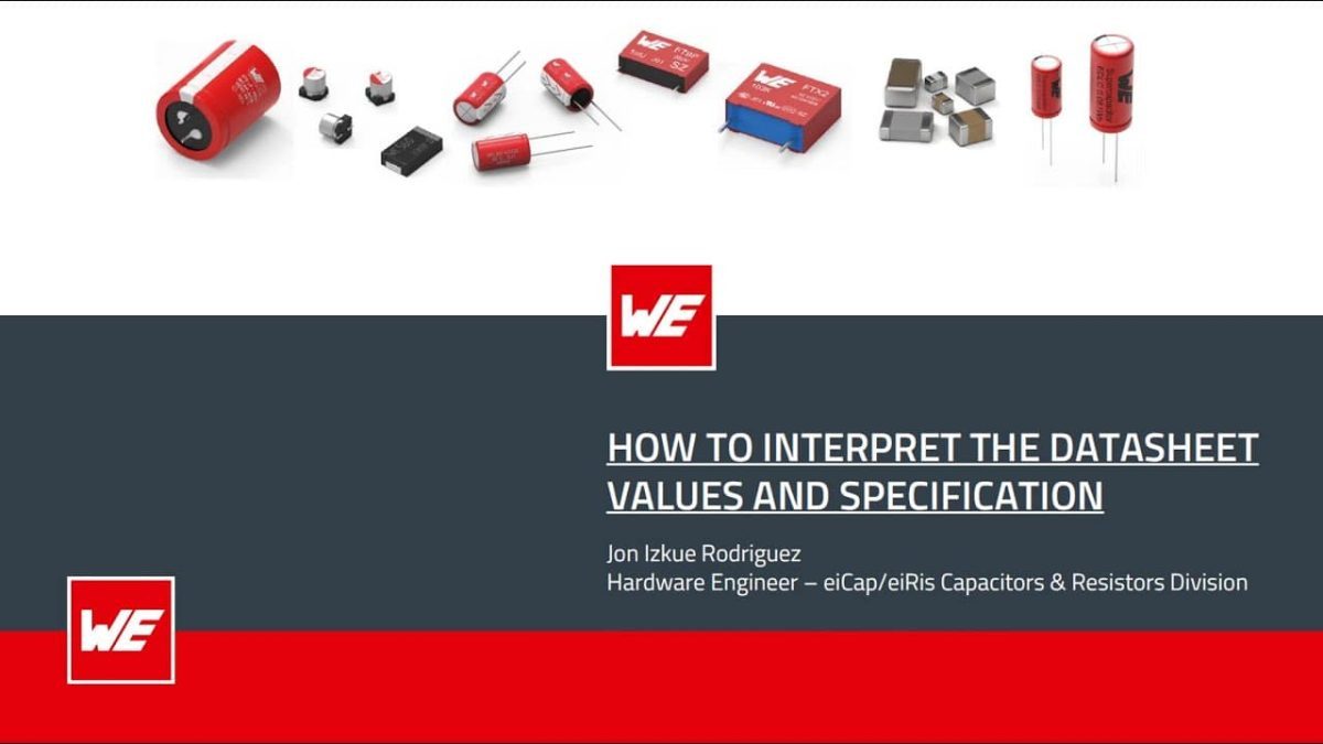How to Interpret Capacitor Datasheet Values and Specification