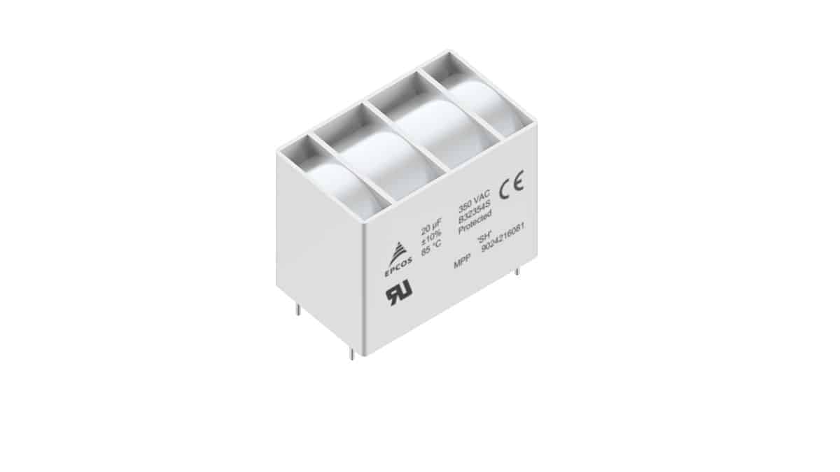 TDK Ruggedized AC Filter Film Capacitors Comply with Highest Safety Standards