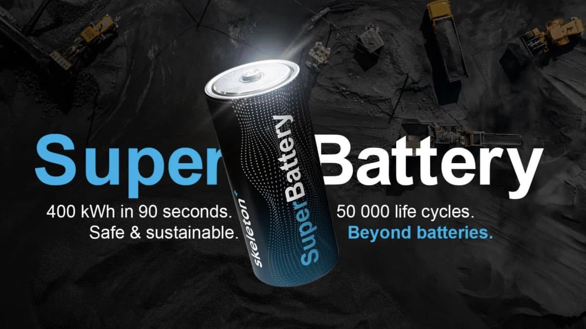 Skeleton Releases SuperBattery for Off-Road Mining Vehicles under Shell Partnership