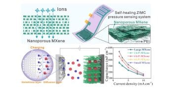 Based on the design of nanoscale ion channels, MXene electrodes with maximized ion accessibility and high mechanical strength are constructed and used for high-capacity Zinc-ion energy storage. The design of in-plane ion channels provides a simple, efficient, and scalable approach to improve the electrochemical energy storage capacity of MXenes and other 2D materials. Image Credit: Science China Press