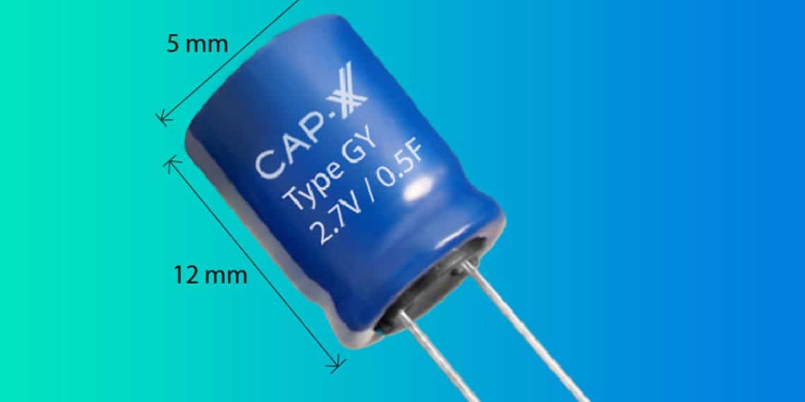 CAPXX Releases Miniature Supercapacitor for IoT