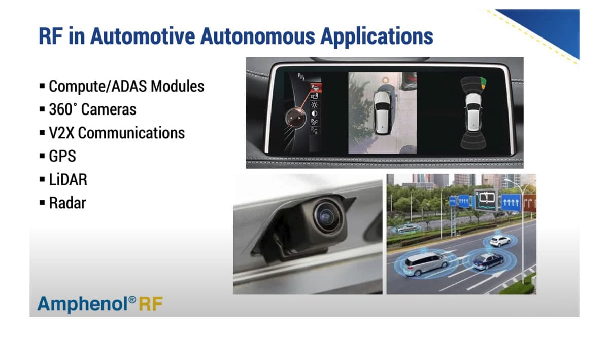 RF Interconnect for Autonomous Technology