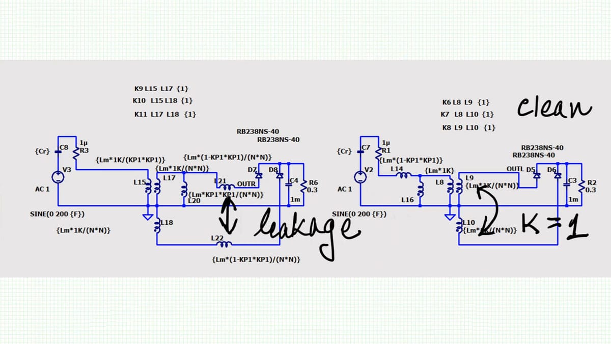 Leakage Models of Multi-Winding Transformer in LLC Converter