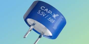 CAP-XX Releases Coin Cell Supercapacitors