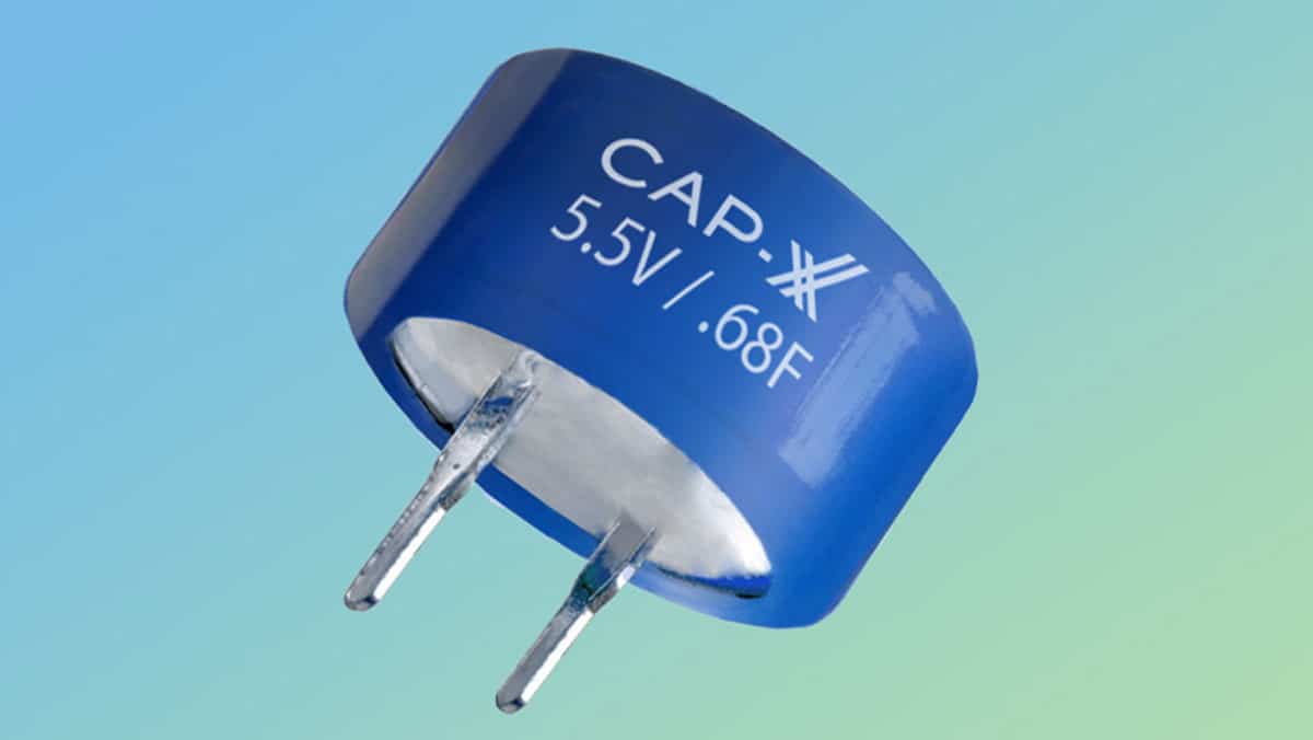 CAP-XX Releases Coin Cell Supercapacitors