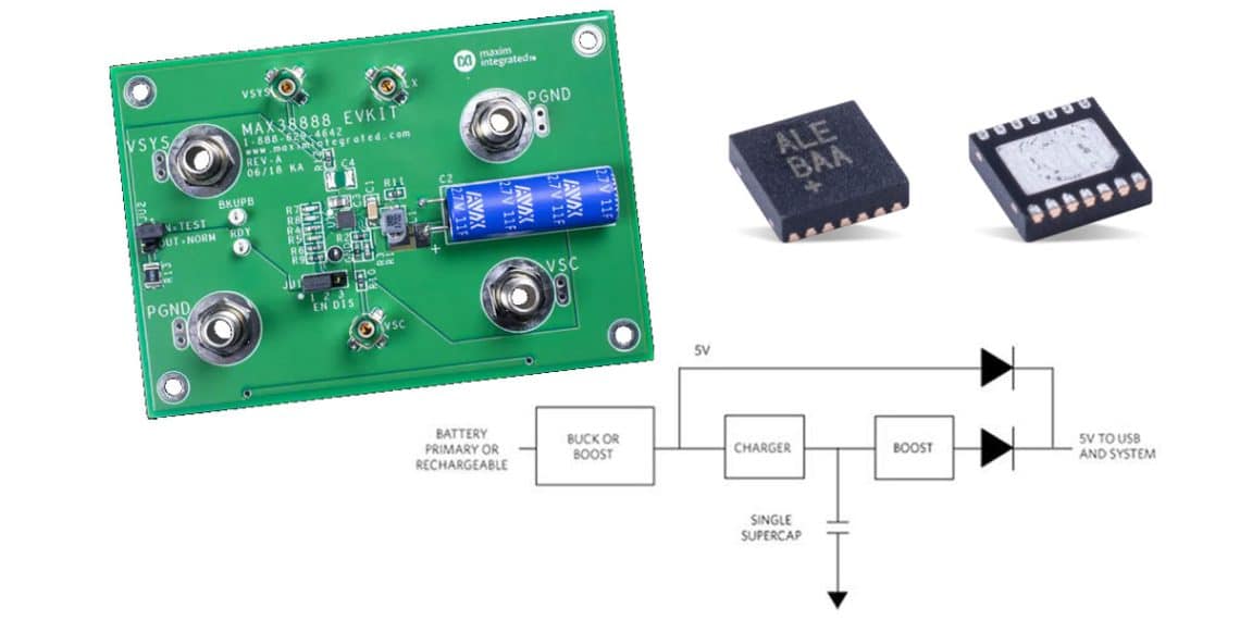 Capacitor On Power Rails How to Use a Single Supercapacitor as Backup Power for a 5-Volt Supply
