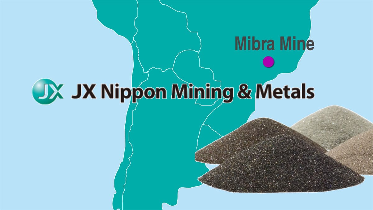 JX Nippon Mining and Metals Announces Participation in Tantalum Production at Mibra Mine in Brazil