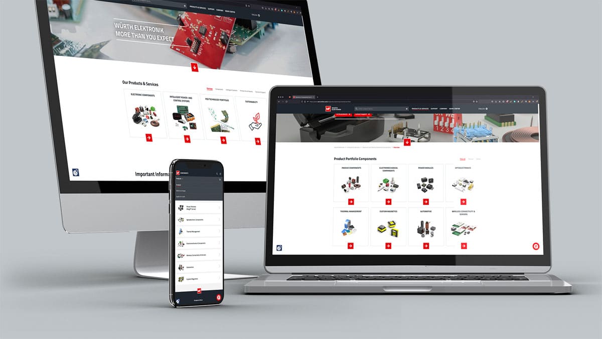 Würth Elektronik Launch New Modern Website