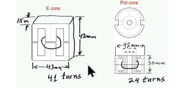 Approximate Inductor Design Using Two Alternative Cores