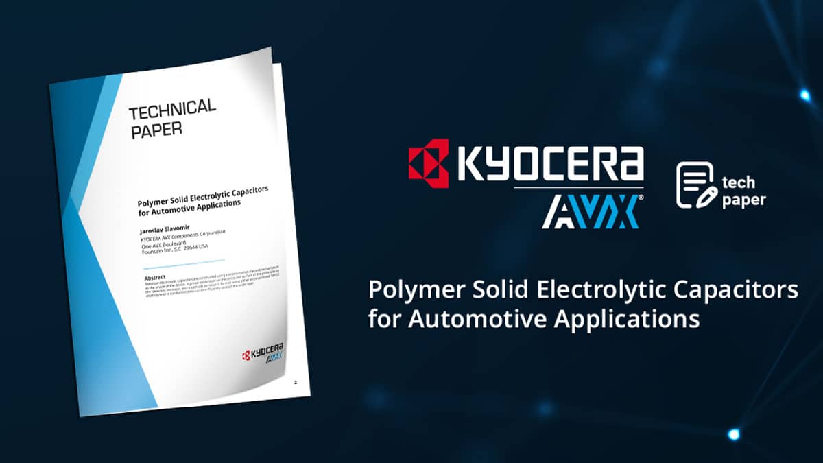 Tantalum Polymer Capacitors for Automotive Applications