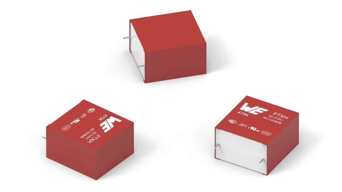 Würth Elektronik Introduces New Family of Harsh Robust Safety Film Capacitors