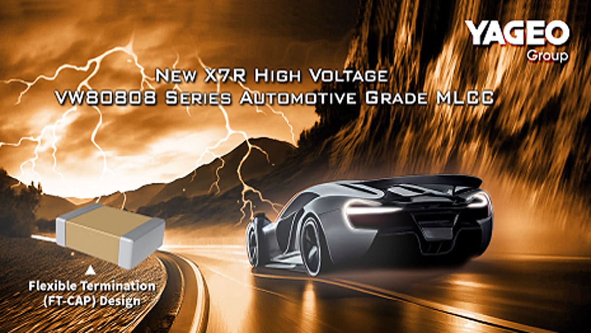 KEMET Introduces New X7R High Voltage Automotive MLCC