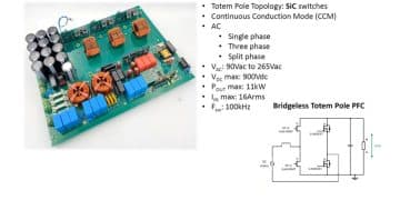 Totem Pole PFC Design for E-Mobility; Microchip and WE Video
