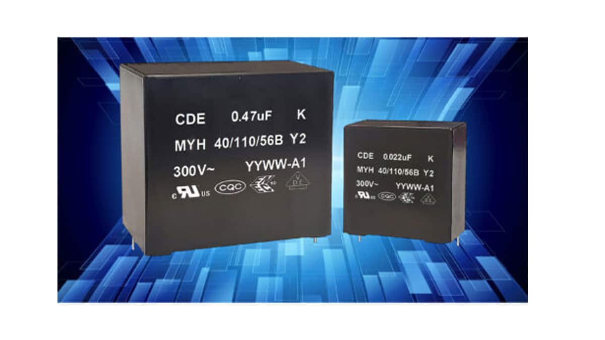 Cornell Dubilier Unveils Y2 Class Interference Suppression Capacitors