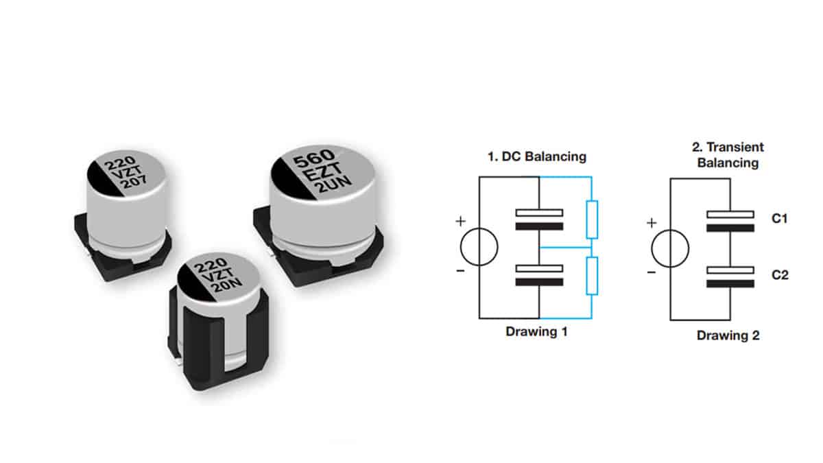 Aluminium Capacitors Series Connection Balancing