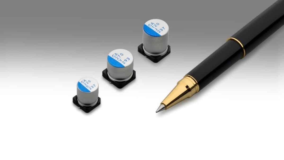 NICHICON Unveils Chip Polymer Aluminum Capacitors with Improved Ripple Current Ratings