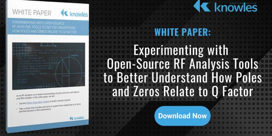 Q Factor Modelling; How Poles and Zeros Relate to Q Factor