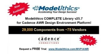 Modelithics Unveils COMPLETE Library v25.7 for Cadence AWR Design Environment Modelithics Unveils COMPLETE Library v25.7 for Cadence AWR Design Environment