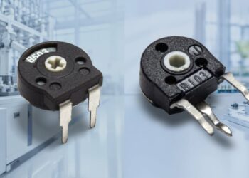 Bourns PST065 and PST10 Series compact incremental potentiometers with hollow shafts for rotary position feedback