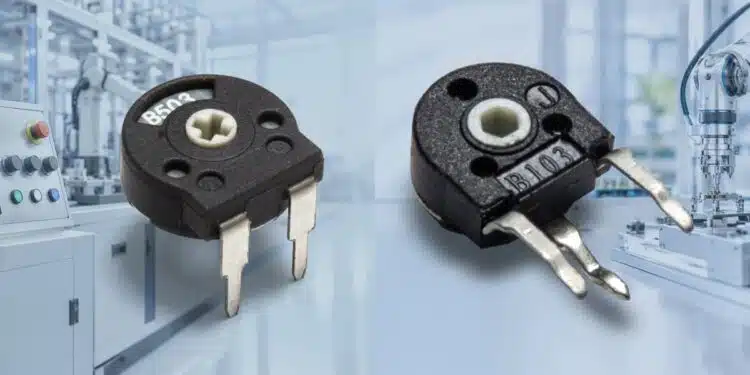 Bourns PST065 and PST10 Series compact incremental potentiometers with hollow shafts for rotary position feedback