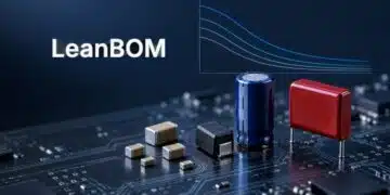 LeanBOM Working Conditions search showing DC-bias capacitance curves for capacitor candidates at 88 degrees Celsius