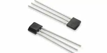 Littelfuse TX00AT314AMA omnipolar TMR magnetic switch sensor in a leaded TO-92-3 through-hole package