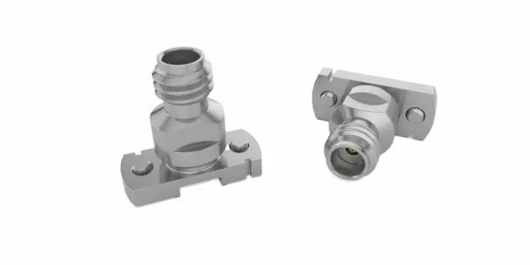 Samtec 100-CM 1.0 mm vertical solderless compression-mount 50 ohm RF PCB connector