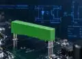 TT Electronics OPI1268T green through-hole phototransistor optocoupler used for optical isolation in power systems.