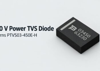 Bourns PTVS03-450E-H power TVS diode in a surface-mount DFN package