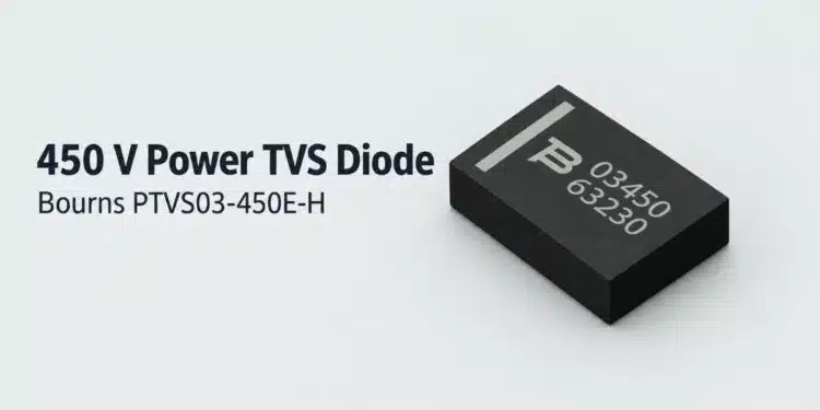 Bourns PTVS03-450E-H power TVS diode in a surface-mount DFN package