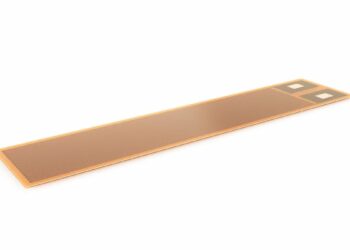 Isabellenhütte HFF flexible Kapton heater with etched MANGANIN foil structure and wire lead exit