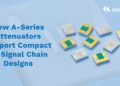 Knowles ATT A-Series surface-mount RF attenuator in compact ceramic thin-film package
