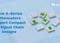 Knowles ATT A-Series surface-mount RF attenuator in compact ceramic thin-film package