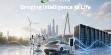 Murata electronica 2026 technology preview featuring MGJ2T2 power converters and SCI36LT inertial sensors.