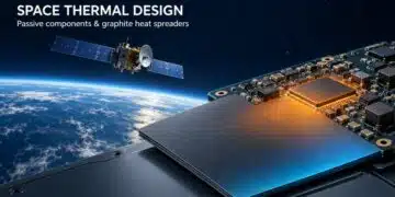 Panasonic Industry PGS graphite heat-spreading technology and passive components for spacecraft thermal management