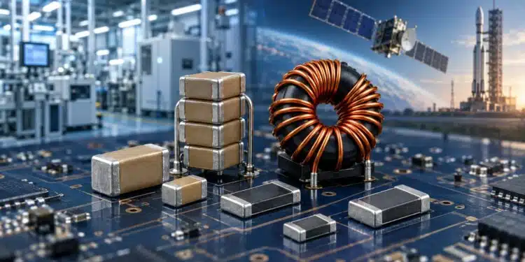 Ruggedized passive component customization overview covering capacitors, resistors and inductors.